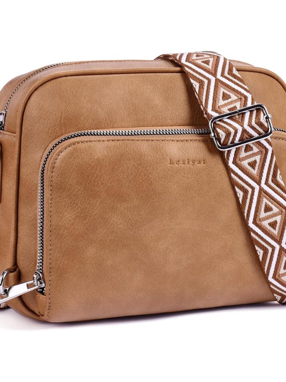 Crossbody Purses for Women Vegan Leather Travel Anti Theft Bags Guitar Strap Sho